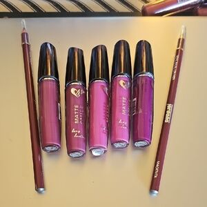 Matte Liquid Lipstick Set - Pink Shades